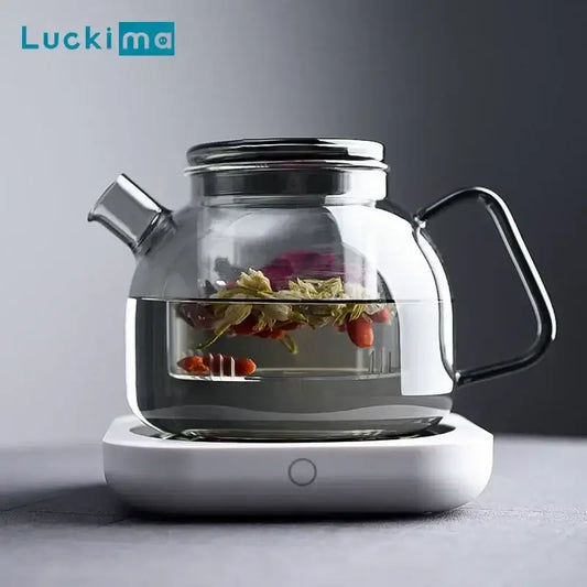 New Coffee Mug Warmer for Milk Tea Teapot Electric Heating Cup Plate 80 Degree Celsius for Home Office Use