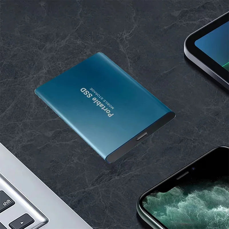 AEVYVKV 2TB Portable External SSD High Speed USB 3.1 Type-C Hard Drive Compatible with PC Mac Xbox One Phone