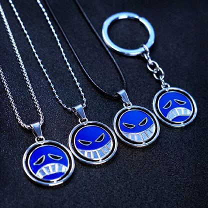Unisex Trendy Anime Rotating Arrow Pendant Necklace Zinc Alloy Choker Charm Gift