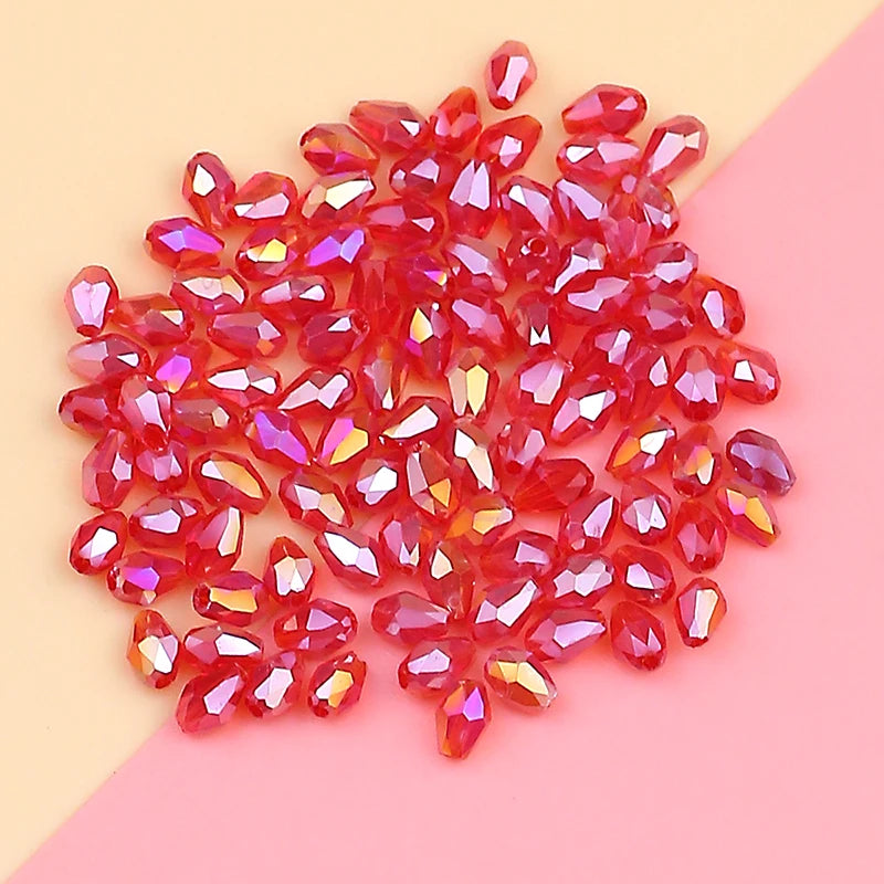 Exquisite Austrian Crystal Beads 3x5mm 100PCS for DIY Jewelry Bracelets and Necklaces