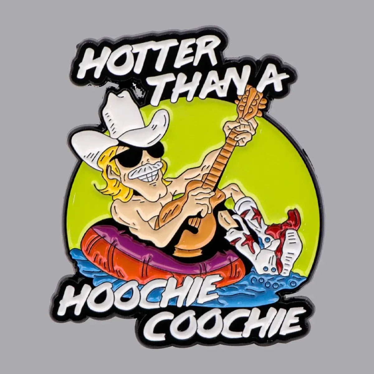Country Singer Enamel Pin Vintage Brooch Retro Music Gift