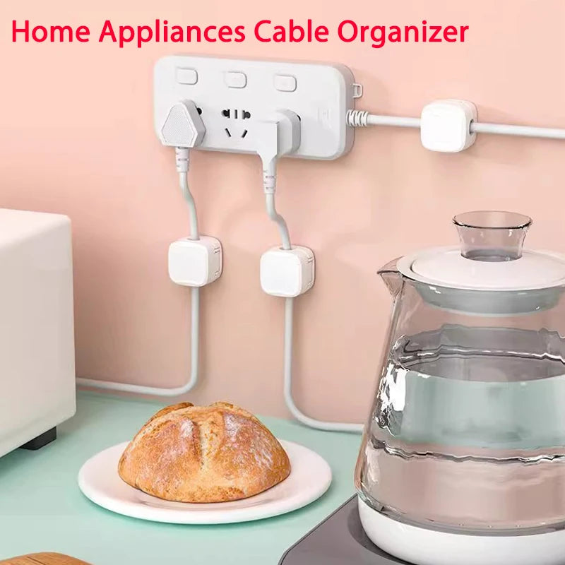 Magnetic Cable Clip With Adhesive Base 7.5mm Slot Wire Holder Cord Organizer For Home Office Desk Management