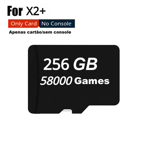 BOYHOM X2 Plus Micro SD TF Card 64GB 128GB 256GB High Speed Memory For Retro 4K Game Stick