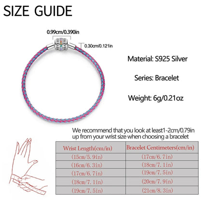 925 Sterling Silver Heart Lock Snake Bone Chain Bangle Women’s Classic Zircon Bracelet Fine Jewelry Party Gift