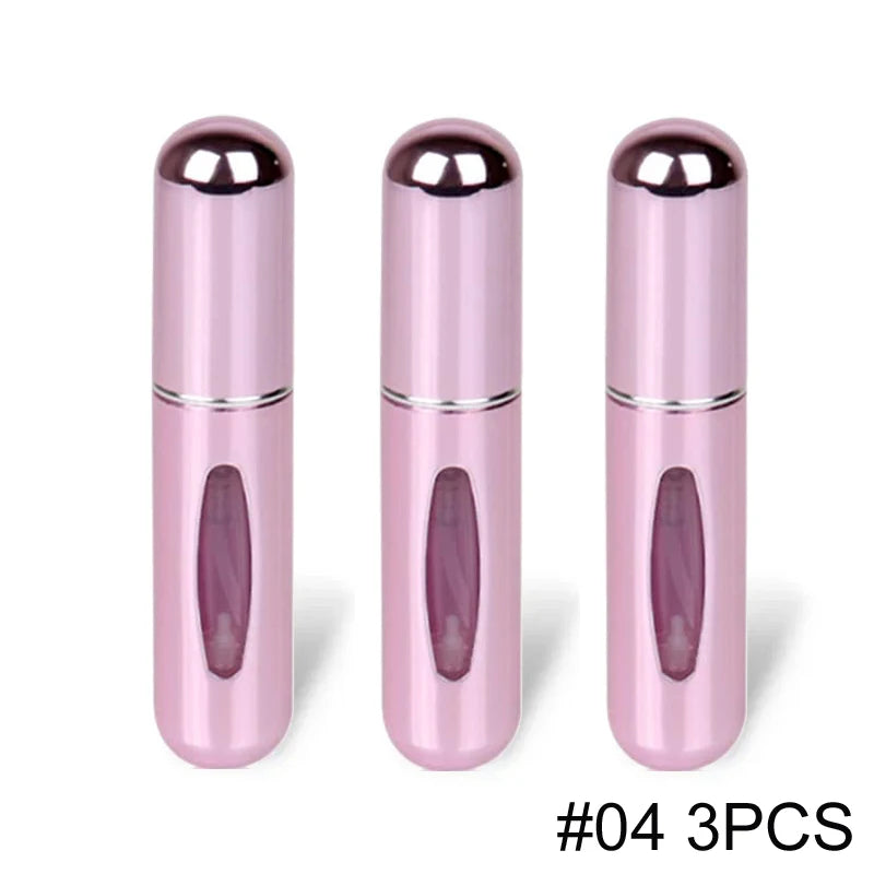 Mini Perfume Atomizer 5ml Refillable Travel Spray Bottle Portable Cosmetic Dispenser