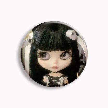 Music Blythe Doll Gothic Style Button Pin Brooch Badge 6