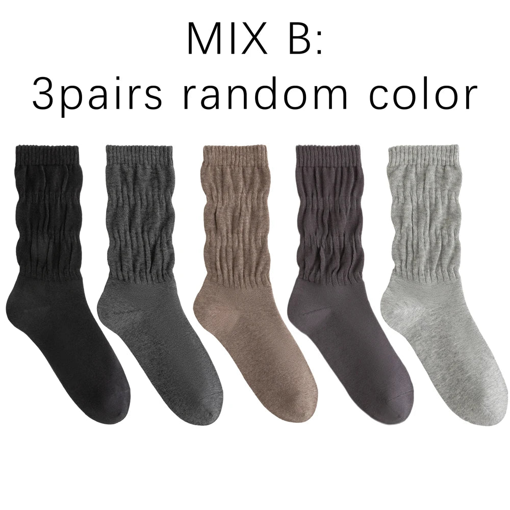 3 Pairs Antibacterial Breathable Seamless Socks Women