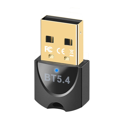 Bluetooth 5.4 USB Wireless Adapter for PC Wireless Mouse Keyboard Audio Receiver Dongle