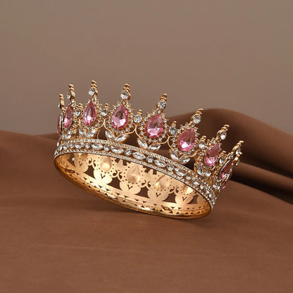 European Princess Tiara - Baroque Crystal Crown for Weddings & Pageants 4