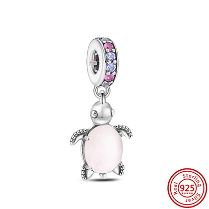 925 Silver Lucky Crown Butterfly Heart Family Tree Beads