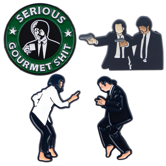 Trendy Movie Character Enamel Pins for Women Backpack and Costume Accessories