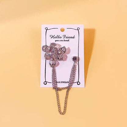 Men and Women Tassel Chain Suit Brooch Alloy Fashion Accessory H1337 1