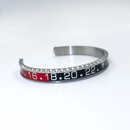 Stainless Steel Digital Display Unisex Water Ghost Bracelet