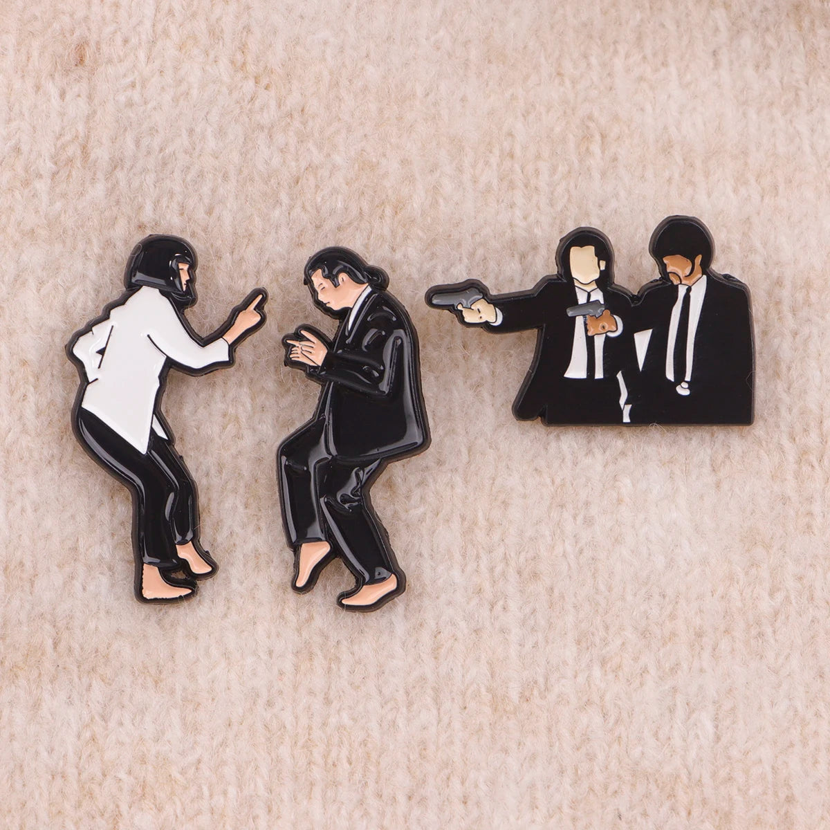 Trendy Movie Character Enamel Pins for Women Backpack and Costume Accessories