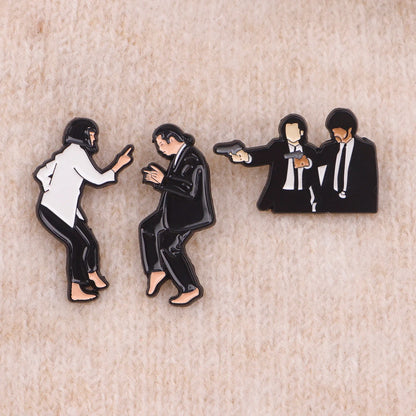 Trendy Movie Character Enamel Pins for Women Backpack and Costume Accessories