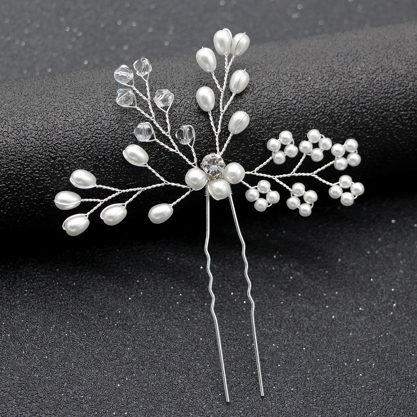 Elegant Bridal Pearl Hairpins Headpieces for Women - Timeless Wedding Hair Accessories