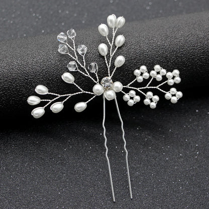 Elegant Bridal Pearl Hairpins Headpieces for Women - Timeless Wedding Hair Accessories