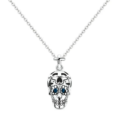 925 Sterling Silver Halloween Charms Set Pumpkin Skull Witch Ghost Beads for Bracelet Necklace Jewelry