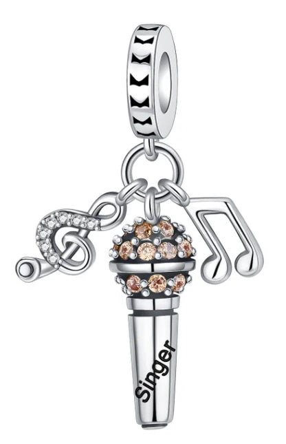Original 925 Sterling Silver Magic Cube Charm Bead Pendant with Zircon for Bracelet and Necklace Jewelry