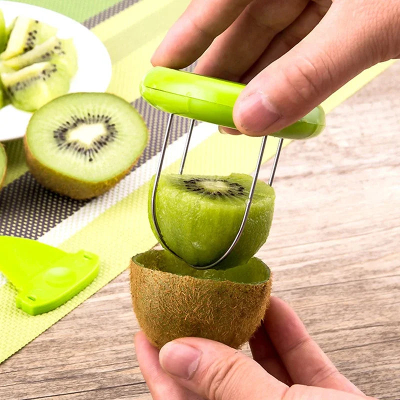 Detachable Kiwi Cutter & Efficient Lemon Peeler Tool