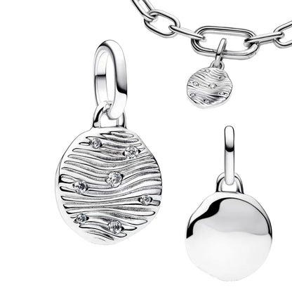 Original 925 Sterling Silver Ocean Pearl Shell Octopus Charm Bead Jewelry Set for Summer Romantic Style