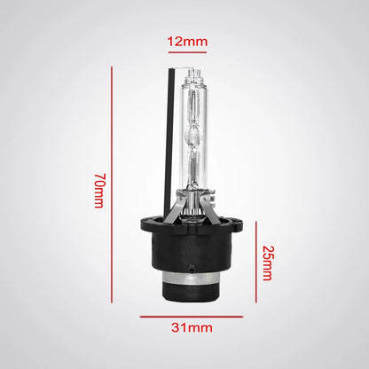 2-Pack 35W D4S Car HID Xenon Headlight Bulbs 12V 4300K-12000K Ultra-Bright Auto Lighting