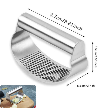 Stainless Steel Smash Burger Press for Perfect Patties Kitchen Accessory Handy Garlic Press