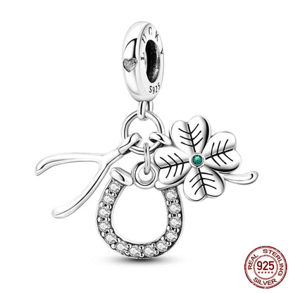 Sterling Silver Camera Coffee Cup Charm Beads for Qikaola Bracelet Jewelry DIY