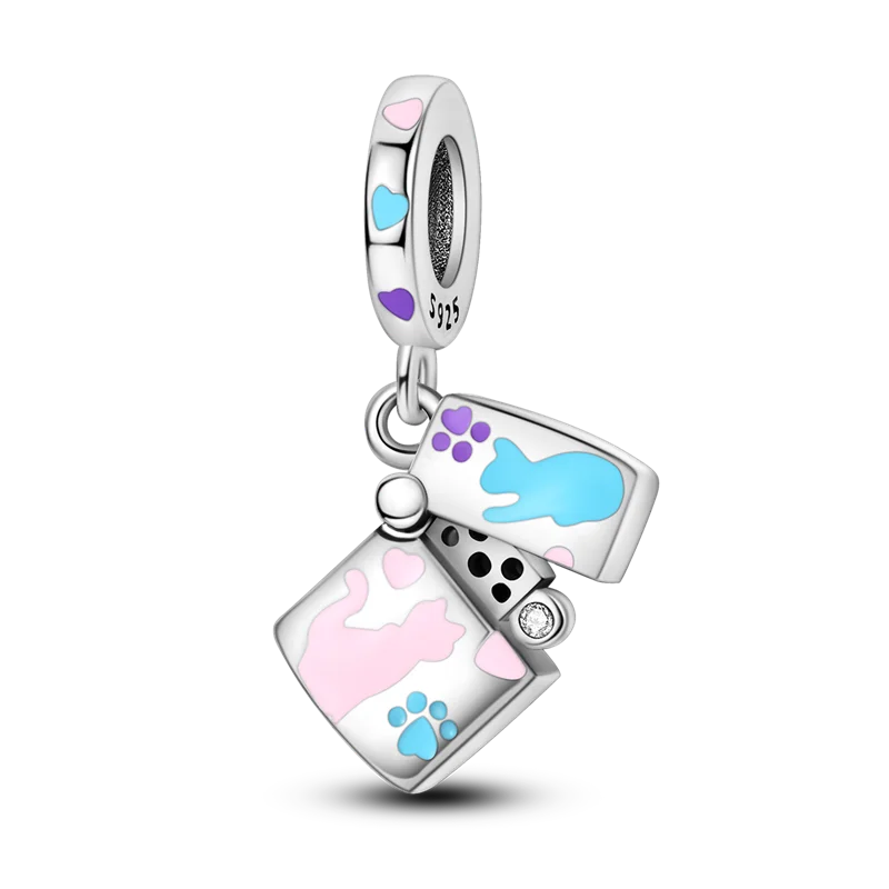 925 Sterling Silver Charm Bead Bracelet for Smartwatch and DIY Jewelry KTC1038