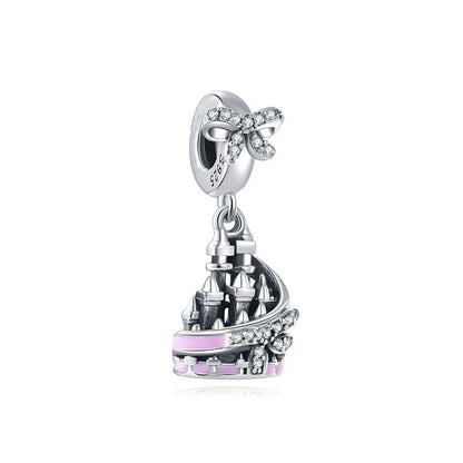 Mermaid Princess 925 Silver Dangle Charm Top Rated DIY Jewelry for Bracelets and Necklaces F291