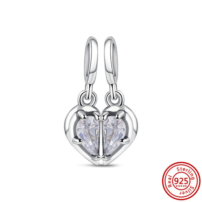 925 Silver Lucky Crown Butterfly Heart Family Tree Beads