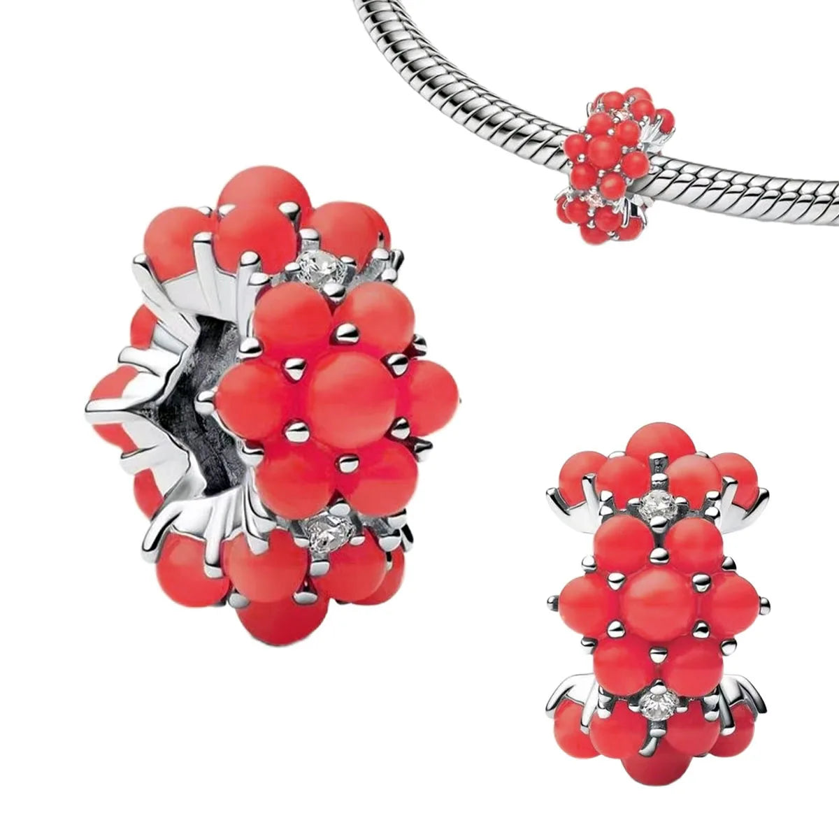 Summer Murano Glass Sea Turtle Dangle Charm Colorful Crystal Zircon Pendant 925 Sterling Silver Fine Jewelry for Original Bracelets