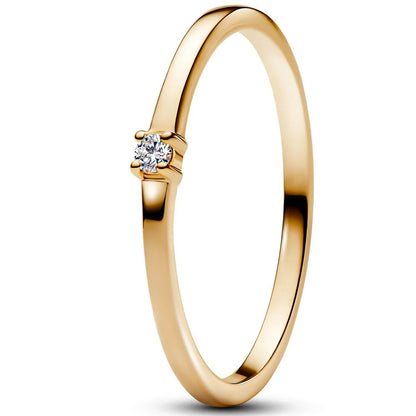 Original 925 Sterling Silver Heart Crown Bow Moon Shell Colorful Crystal Ring for Women Fine Jewelry Gift XR185
