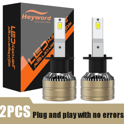Heyword High Power 300W 30000LM Universal Car LED Headlight Bulbs H4 H7 H1 H8 H9 H11 9005 HB3 9006 HB4 9012 HIR2 Fog Lamp 6000K Bright White Light