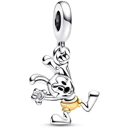 Disney Mickey and Minnie Ice and Snow Princess Charm Pendant for DIY Jewelry DL-025