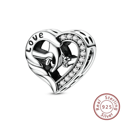 Elegant 925 Sterling Silver Turtle Pendant Beads for Bracelets KSC419