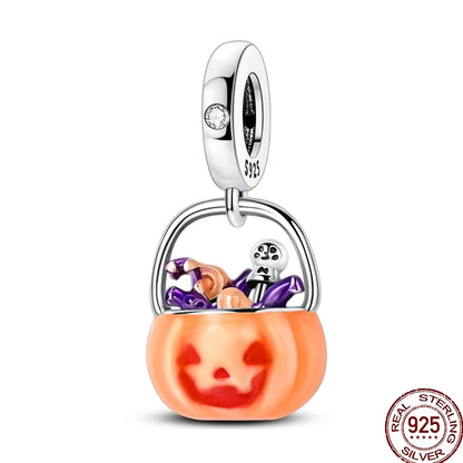 925 Sterling Silver Heart Family Charm Bead With Zircon