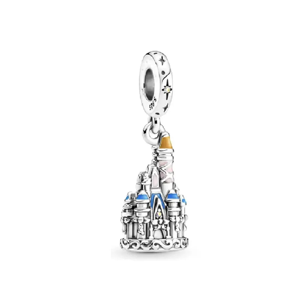 Exquisite 925 Silver Heart-Shaped Beads with Deer Pendant for European Bracelets DIY Jewelry