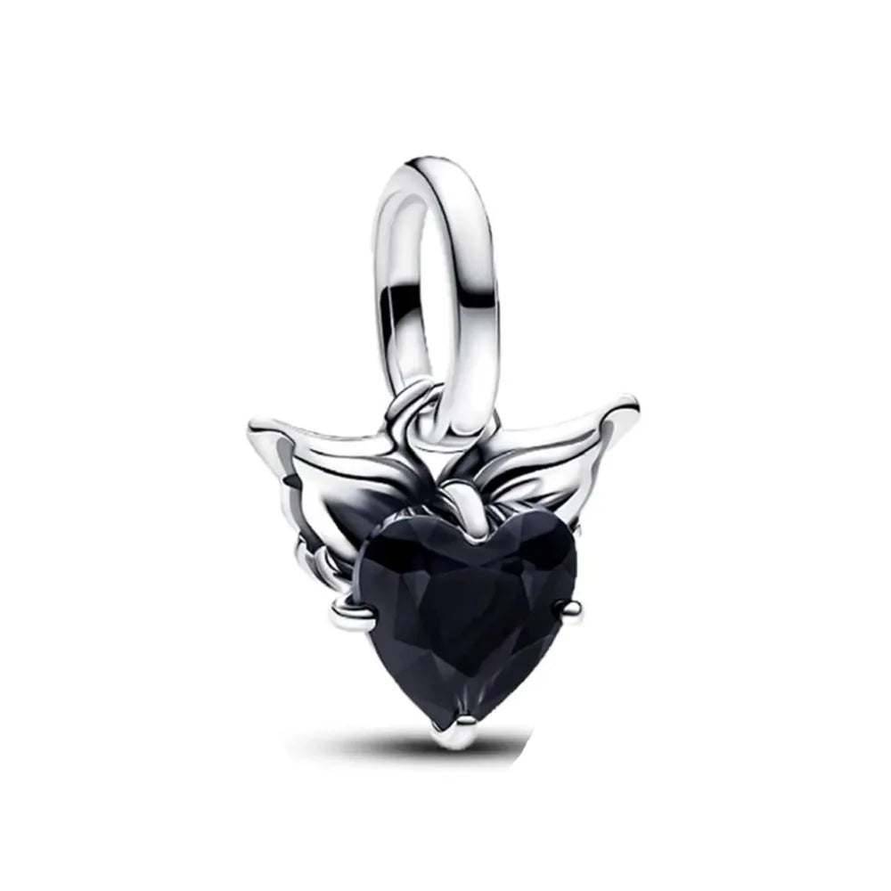 European 925 Sterling Silver Love Dragonfly Butterfly Charm Bead for Bracelet and Necklace Jewelry for Women