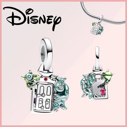 Disney 925 Sterling Silver Stitch Minnie Winnie Dangle