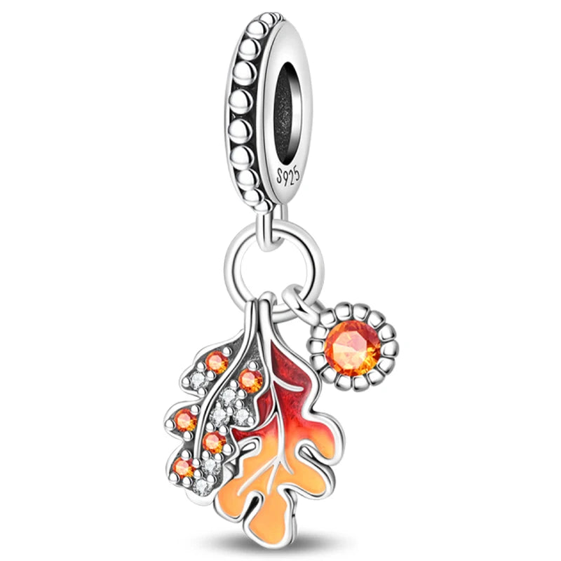 925 Sterling Silver Luminous Lantern Angel Cat Charm