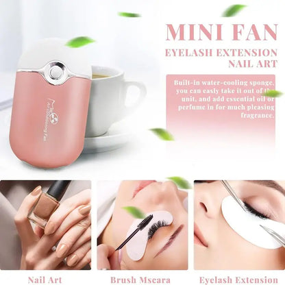 Usb Rechargeable Portable Mini Fan Bladeless Handheld Dryer