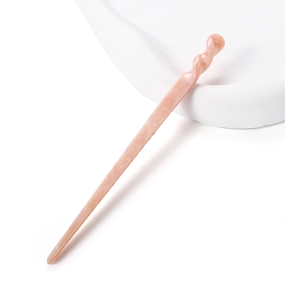 Vintage Chinese Style Acetate Resin Hair Sticks for Women Weddings