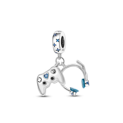 Lucky Leaf Dangle Bead Bracelet 925 Sterling Silver Plated DIY Jewelry Spacer B3294