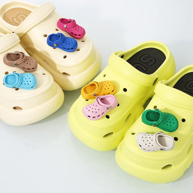 3D Mini Shoe Charms PVC Accessories for Clogs and Sandals Decorations