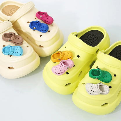3D Mini Shoe Charms PVC Accessories for Clogs and Sandals Decorations