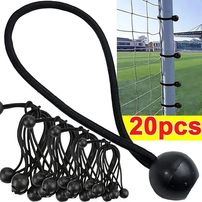 Heavy Duty Outdoor Elastic Bungee Cords Portable Tent Tie Down Rope for Shelter Cargo Canopy Tarpaulin Fixing