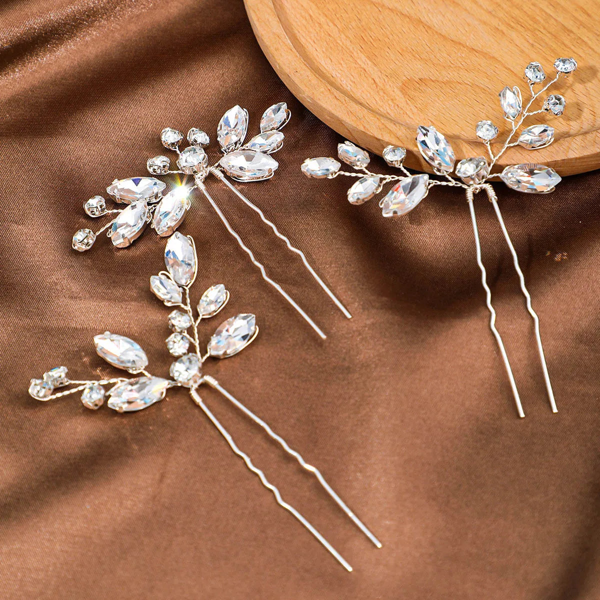 Elegant Bridal Hairpins for Girls - U-Shaped Wedding Hair Clips and Prom Accessories