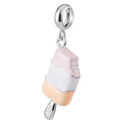 925 Sterling Silver Beer Bottle Popcorn Charm Bead Pendant