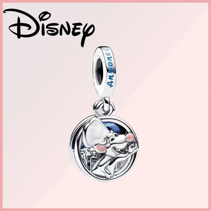 Disney 925 Sterling Silver Stitch Minnie Winnie Dangle